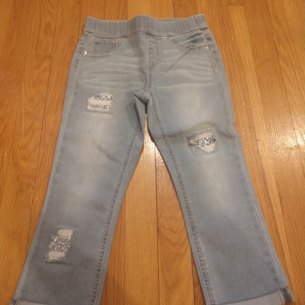 Girls jean capris